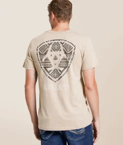 Tops|Graphic T-Shirts | Ariat Basis Serape T-Shirt Brindle Heather