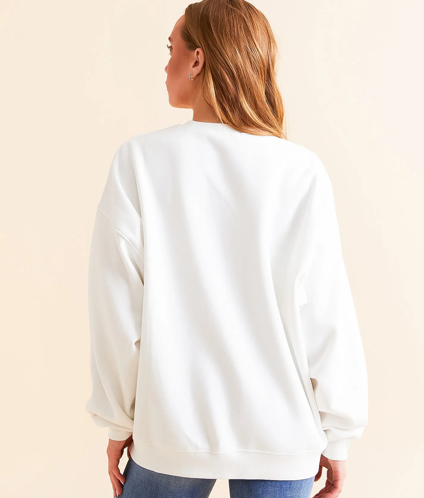 Tops | Modish Rebel Basketball Champion Oversized Pullover White