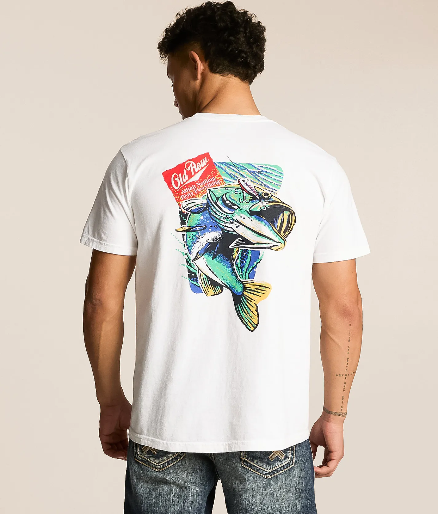 Old Row Bass Hook T-Shirt White Best