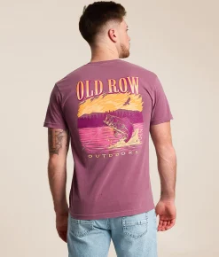 Old Row Bass Jump T-Shirt Berry Best