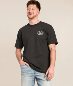 Tops|Graphic T-Shirts | Salty Crew Bass Man T-Shirt Vintage Black