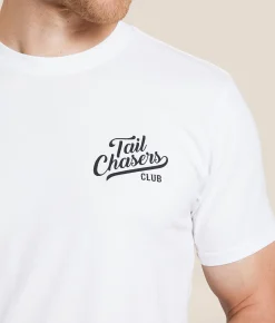 Tail Chasers Club Bassquatch T-Shirt White