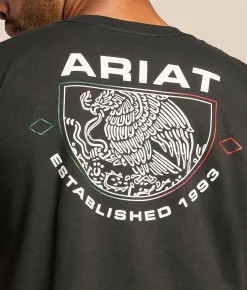 Tops|Graphic T-Shirts | Ariat Battle T-Shirt Vintage Black