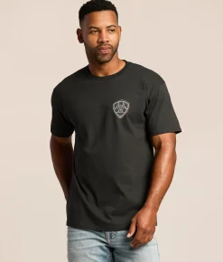 Tops|Graphic T-Shirts | Ariat Battle T-Shirt Vintage Black