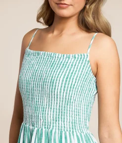 Z Supply Bayside Striped Midi Dress La Palma