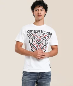 Tops|Graphic T-Shirts | American Fighter Baytown T-Shirt White