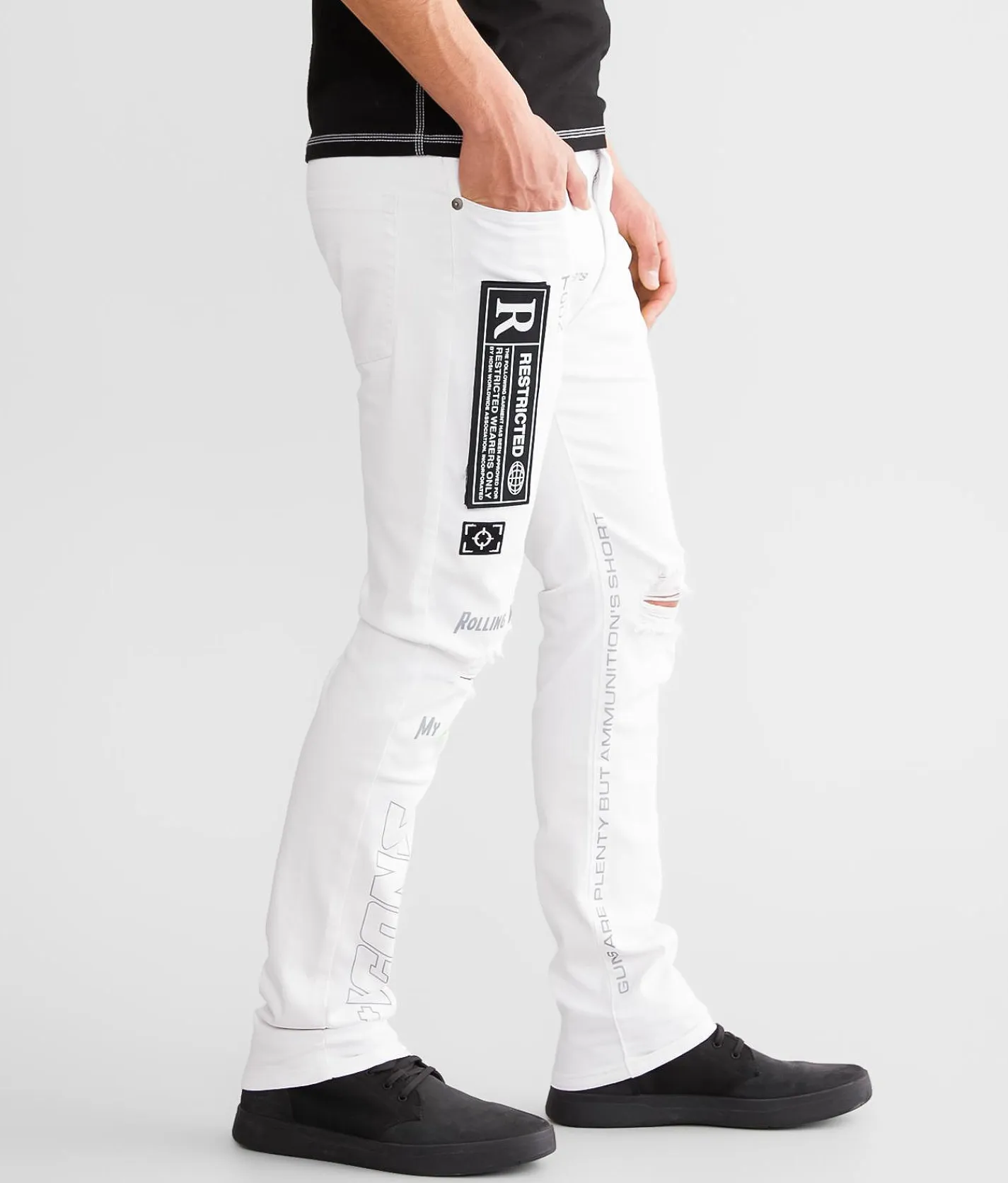 Sale Jeans|Bottoms | Eternity BC/AD Skinny Stretch Jean White