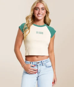Billabong Beach Club Babe T-Shirt Evergreen New