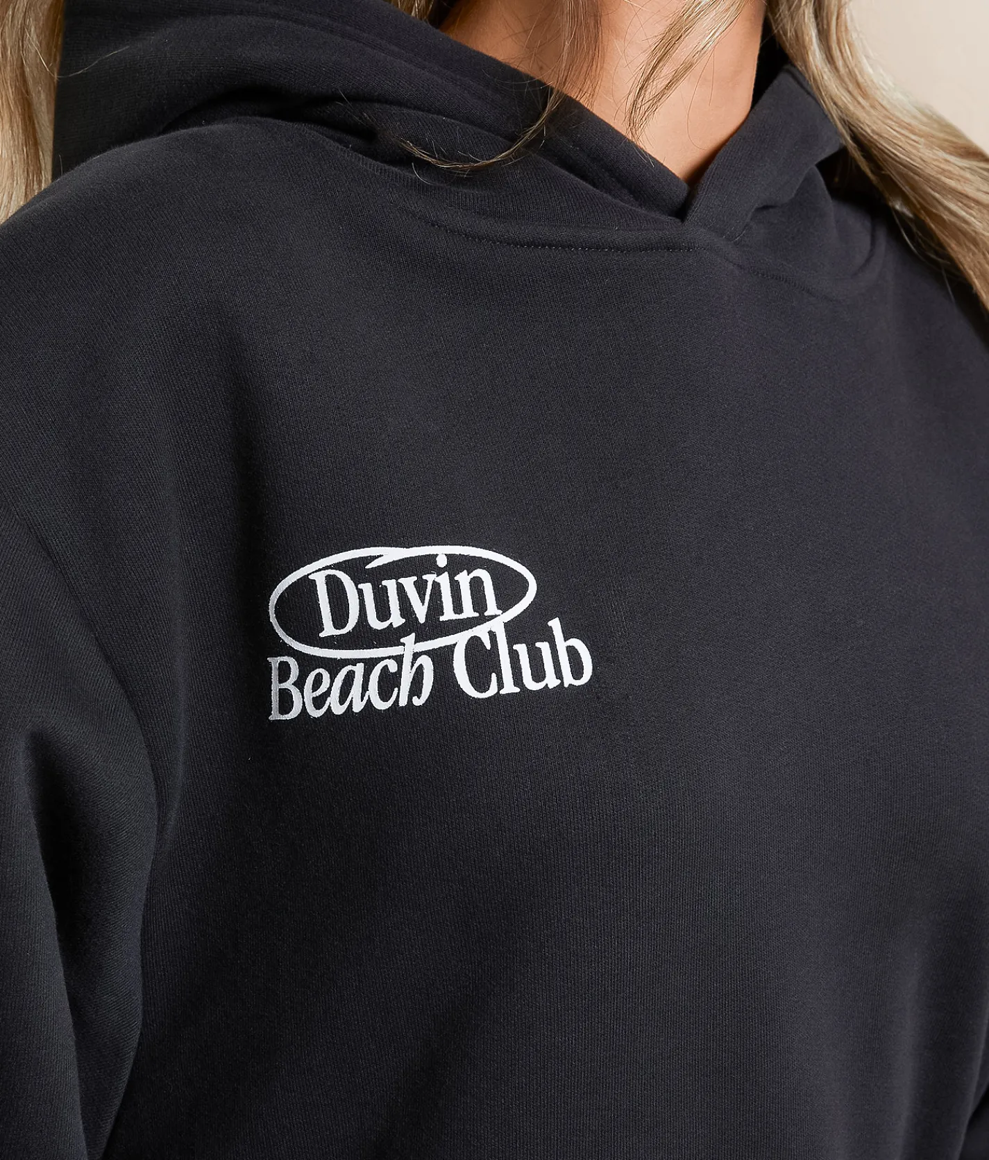 Duvin Beach Club Hooded Sweatshirt Black Online