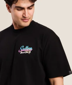 Tops|Graphic T-Shirts | Sullen Beach Club T-Shirt Jet Black