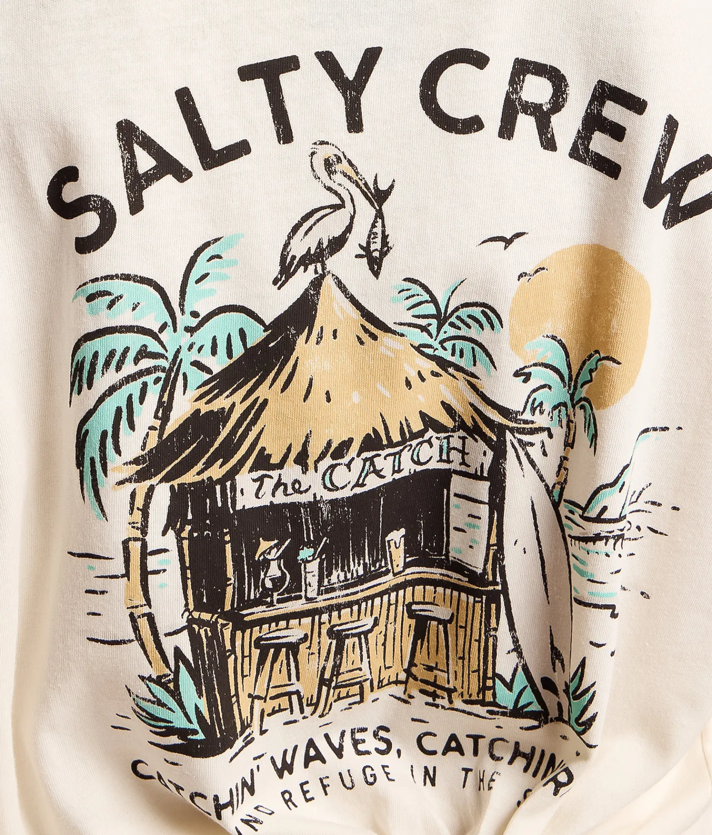 Tops | Salty Crew Beach Hut T-Shirt Off White