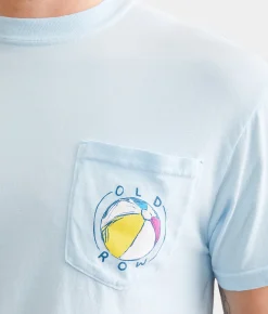 Old Row Beach Party Buck T-Shirt Chambray Sale