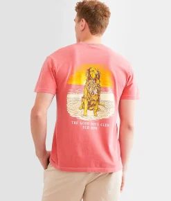 Tops|Graphic T-Shirts | Old Row Beach Retriever T-Shirt Watermelon
