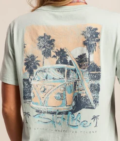 Salt Life Beach Van T-Shirt Fresh Mint Best