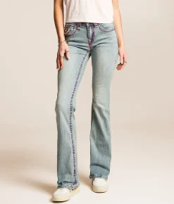 True Religion Becca Boot Stretch Jean California Poppy Hot