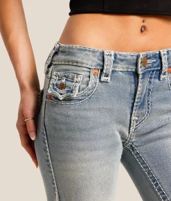 True Religion Becca Mid-Rise Boot Stretch Jean Faded Heat