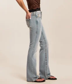 Bottoms | True Religion Becca Rhinestone Boot Stretch Jean Glitter Dust