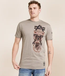 American Fighter Bedford T-Shirt Desert Taupe New