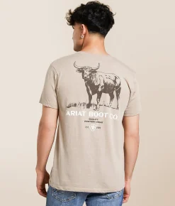 Tops|Graphic T-Shirts | Ariat Beefy Boy T-Shirt Brindle Heather