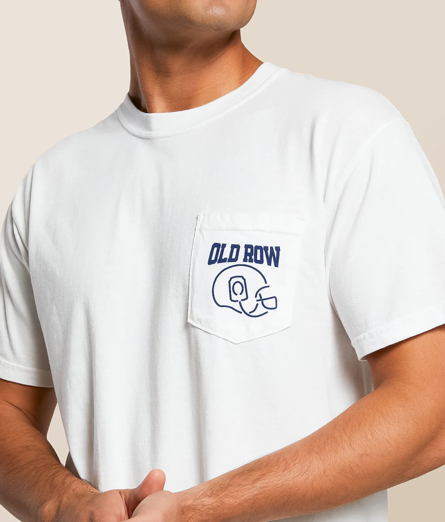 Old Row Beer Helmet T-Shirt White Outlet