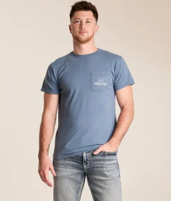 Tops|Graphic T-Shirts | Fieldstone Beer Tap T-Shirt Blue Jean