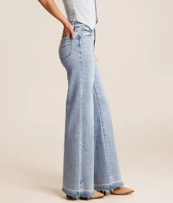 VERVET by Flying Monkey Bella High Rise Flare Stretch Jean Fun Loving Best