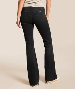 Jeans|Bottoms | VERVET by Flying Monkey Bella High Rise Flare Stretch Jean Calm