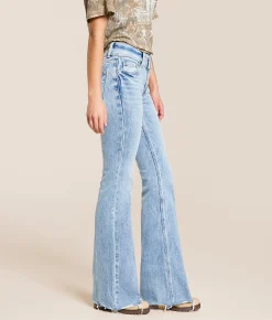Bottoms | VERVET by Flying Monkey Bella Mid-Rise Flare Stretch Jean Togetherness