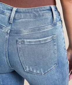 VERVET by Flying Monkey Bella Mid-Rise Flare Stretch Jean Elegant Grace Sale