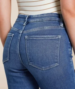 Jeans|Bottoms | VERVET by Flying Monkey Bella Mid-Rise Flare Stretch Jean Brilliant Radiance