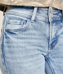 VERVET by Flying Monkey Bella Mid-Rise Flare Stretch Jean Togetherness Best
