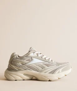 Reebok® Belwave Leather Sneaker Beige Sand Vintage Chalk Discount