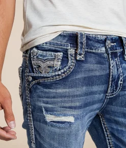 Jeans | Rock Revival Benjamin Slim Straight Stretch Jean Benjamin SJ202