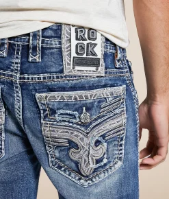 Jeans | Rock Revival Benjamin Slim Straight Stretch Jean Benjamin SJ202