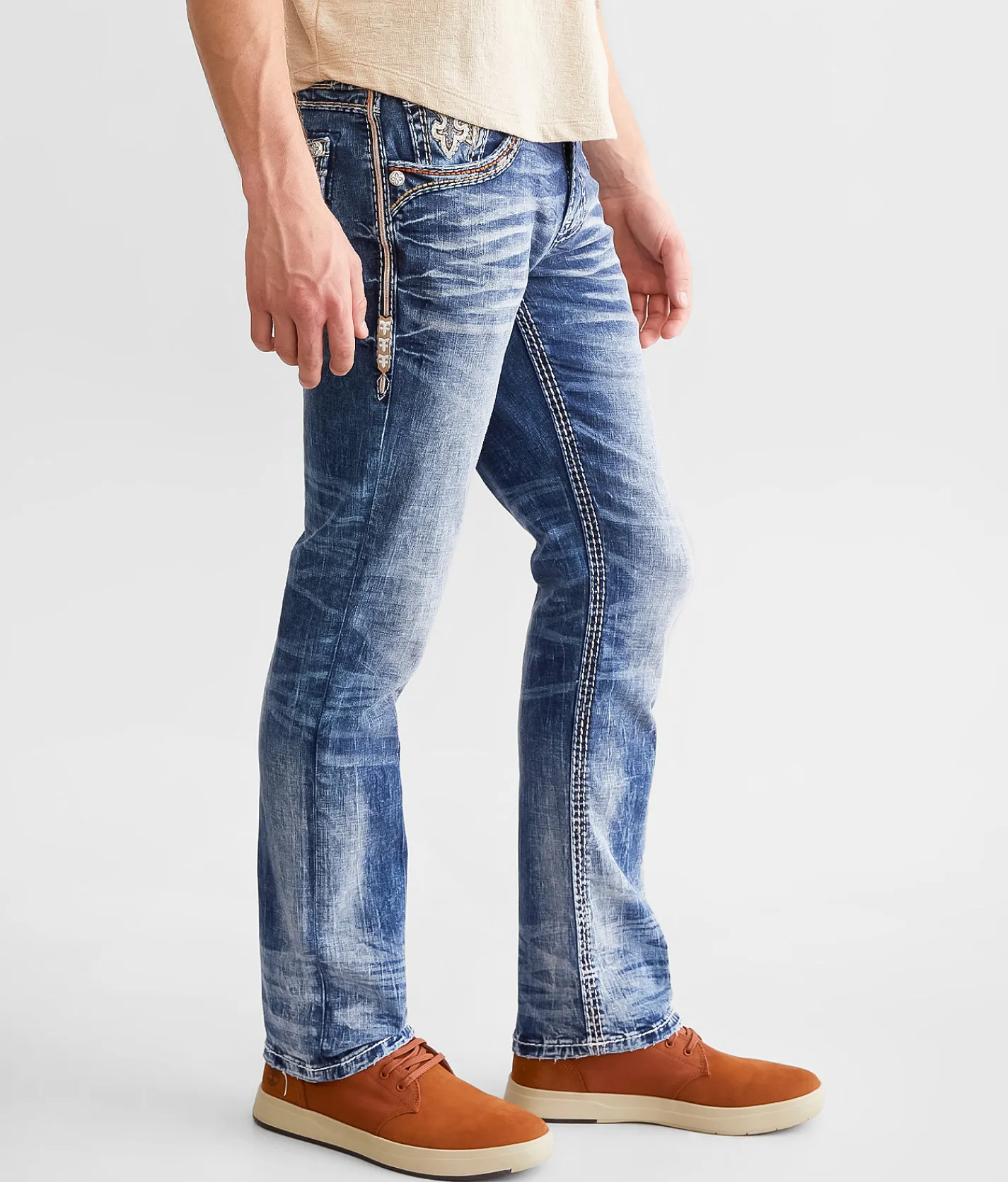 Rock Revival Jeans|Bottoms | Rock Revival Benjin Slim Straight Stretch Jean Benjin SJ200