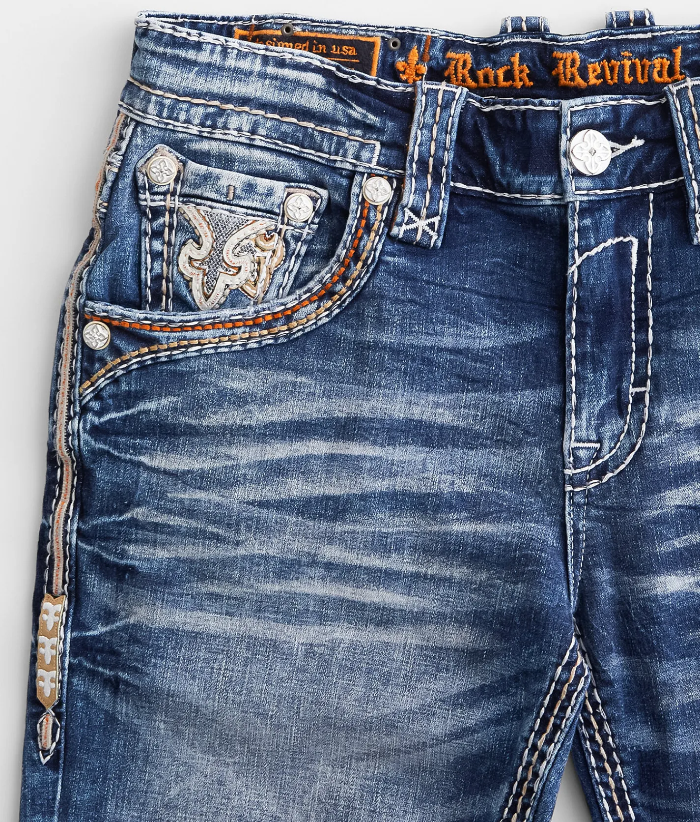 Rock Revival Jeans|Bottoms | Rock Revival Benjin Slim Straight Stretch Jean Benjin SJ200