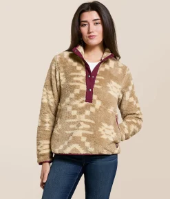 Ariat Berber Fleece Pullover Lone Ridge Print