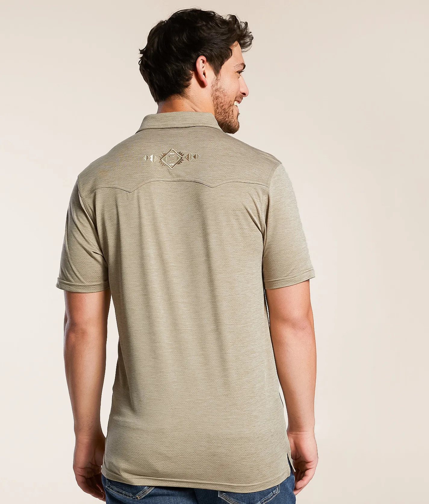 Gentry County Berwyn Performance Polo Timberwolf Discount