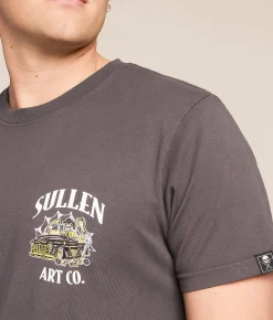Tops|Graphic T-Shirts | Sullen Best In Show T-Shirt Grey Pinstripe