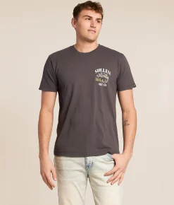 Tops|Graphic T-Shirts | Sullen Best In Show T-Shirt Grey Pinstripe