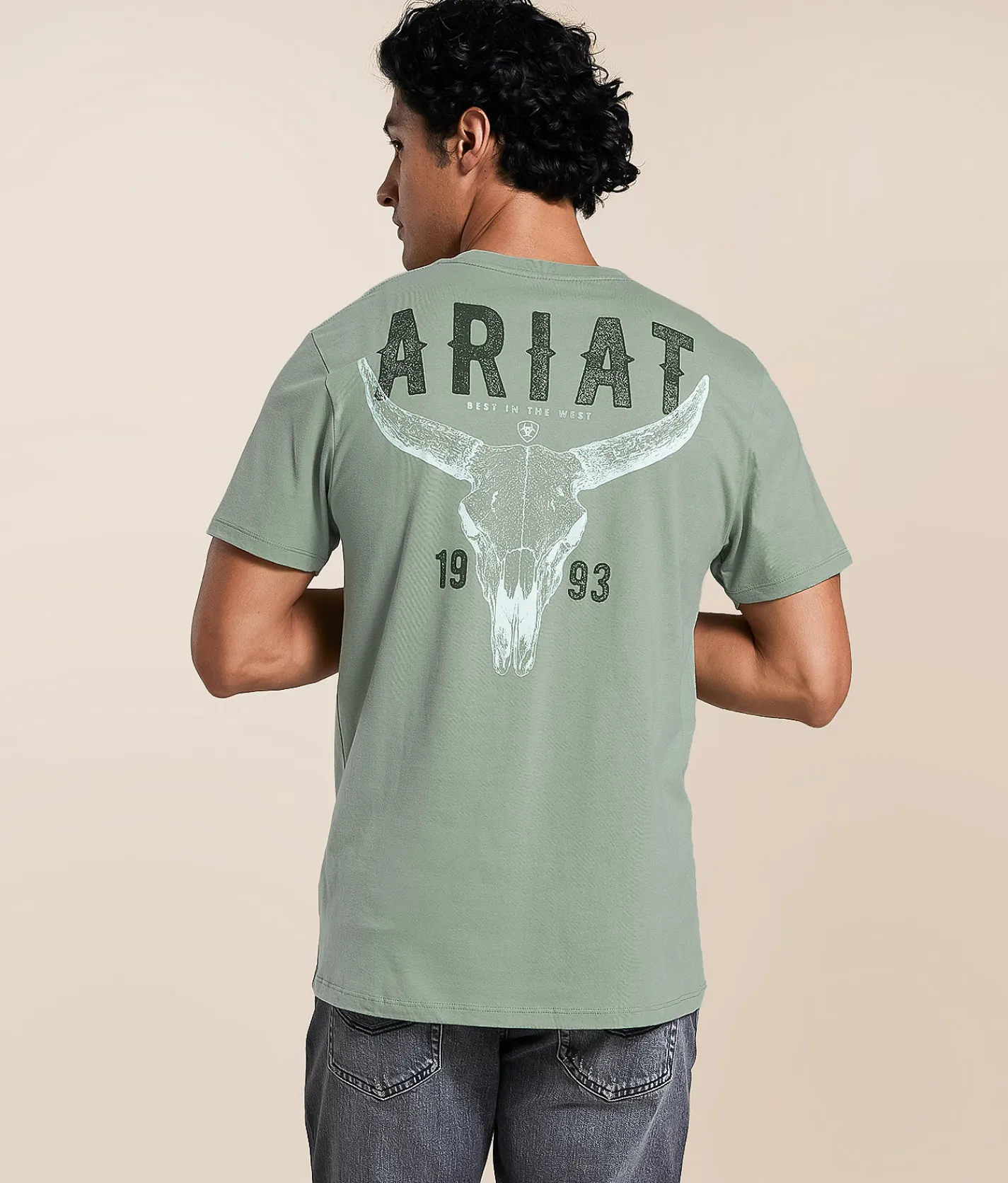 Ariat Best Longhorn T-Shirt Lily Pad