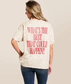 Modish Rebel Best That Could Happen Oversized T-Shirt Cheetah Hot