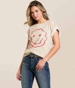 Modish Rebel Best That Could Happen Oversized T-Shirt Cheetah Hot