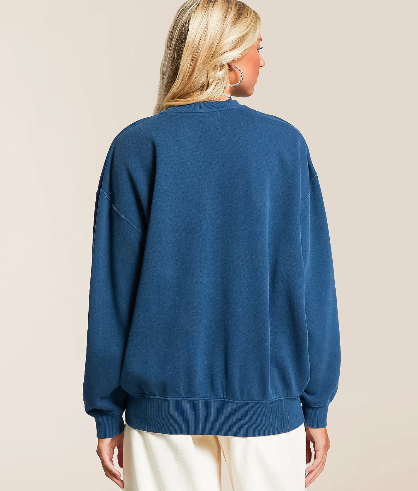 Billabong Best Wishes Oversized Pullover Navy Outlet