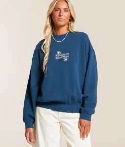 Billabong Best Wishes Oversized Pullover Navy Outlet