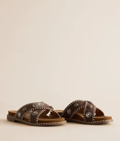 Shoes | Very G Betsy Western Sandal Chocolate