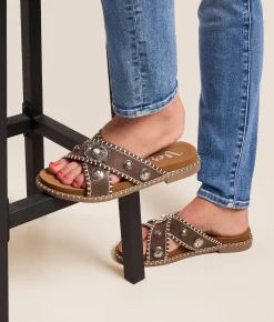 Shoes | Very G Betsy Western Sandal Chocolate