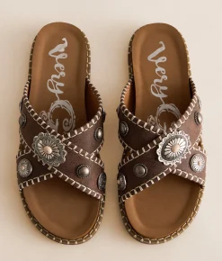 Shoes | Very G Betsy Western Sandal Chocolate