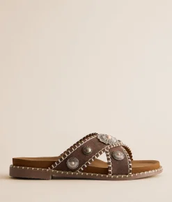 Shoes | Very G Betsy Western Sandal Chocolate
