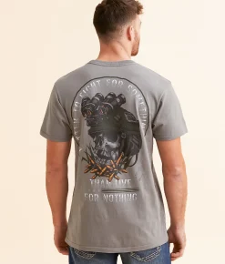 Graphic T-Shirts | Howitzer Better To Fight T-Shirt Gunmetal